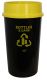 SABCO RECYCLING STATION 60L BIN WITH YELLOW LID (BOTTLES & CANS)