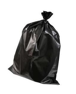 RUBBISH BAG  -  BLACK 200L  -  50/PK