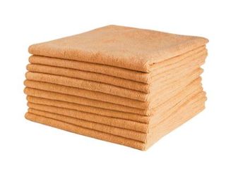 MICROFIBRE CLOTH - ORANGE - 5/PK