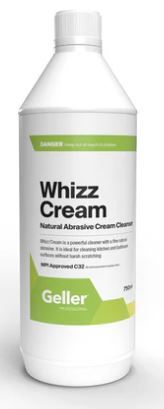 GELLER PROFESSIONAL WHIZZ CREAM SCOURER  -750ML