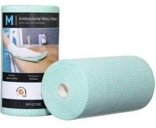 CLOTH WIPES - GREEN - 90 SHEETS PER ROLL (6006)