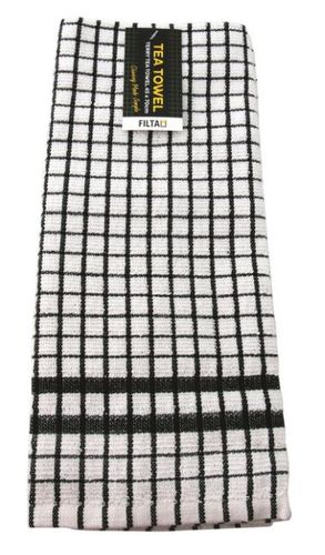 COTTON TEA TOWEL - BLACK