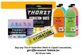 THORZT EFFERVESCENT TABLETS - HYDRATION + VITAMINS - PUNCH - 15 PER TUBE