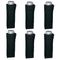 FLAT MICRO MINI BLACK (PACK OF 6)