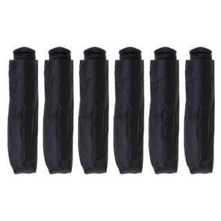 Manual Folding; Black Pack of 6