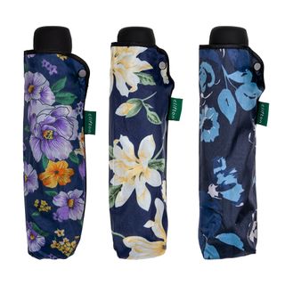 Piped Edge Flower Print; Pack of 3