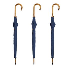 Wooden Classic; Navy Pack of 3
