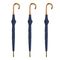 Wooden Classic; Navy Pack of 3