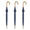 Wooden Classic; Navy Pack of 3