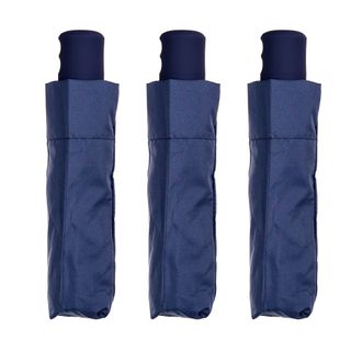 Windproof Mini Maxi; Navy Pack of 3