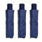 Windproof Mini Maxi; Navy Pack of 3