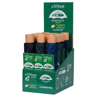 UPF50+ rPET Windproof Mini Maxi; CDU of 12