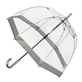 Biodegradable Clear PVC Birdcage with Silver Border