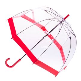 Biodegradable Clear PVC Birdcage with Red Border