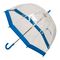 Kid Friendly Biodegradable PVC Birdcage Shaped; Blue Border & Trim