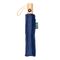 UPF50+ Navy Blue rPET Auto Open Folding