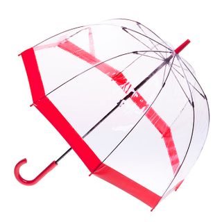 Biodegradable Clear PVC Birdcage with Red Border