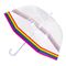 Kids POE Dome Shape with Rainbow Print and Pink Trims