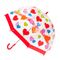 Kid Friendly Biodegradable PVC Birdcage Shaped; Hearts Print