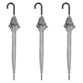 Bobbie J Auto Open Frill; Grey - 3 Units