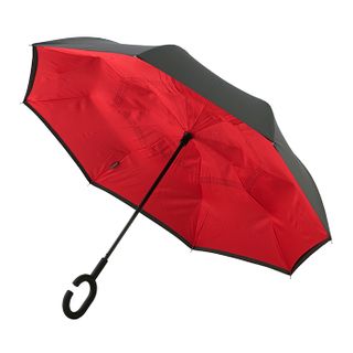 UPF50+ Outside-In Inverted; Black outside / Red inside