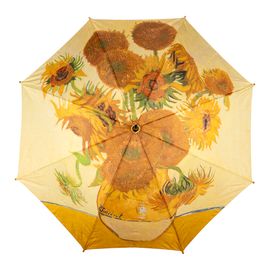 Sunflower Print Wooden Classic Walking Length