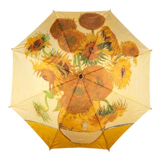 Sunflower Print Wooden Classic Walking Length