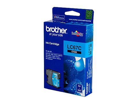 DYN-LC67C BROTHER LC-67C CYAN INK CARTRIDGE - 325 PAGES - CQS1