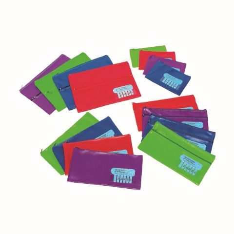 PENCIL CASE NAME CARD HOLDER SMALL 225X140MM
ASSORTED COLOURS