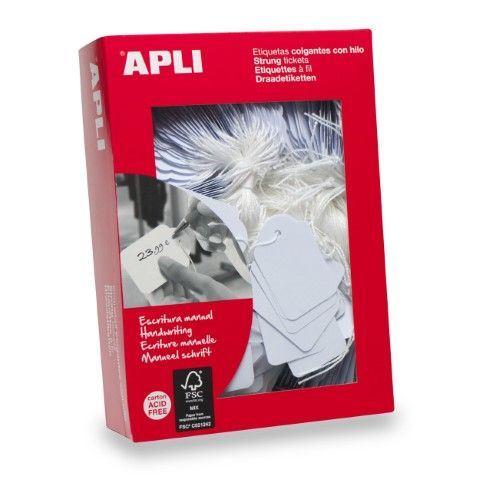 APLI STRUNG TICKETS 36X53MM 500 BOX