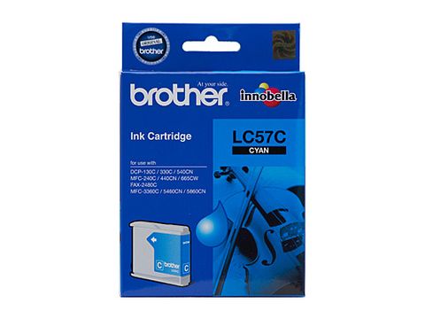 DYN-LC57C BROTHER LC-57C CYAN INK CARTRIDGE - UP TO 400 PAGES - CQS1