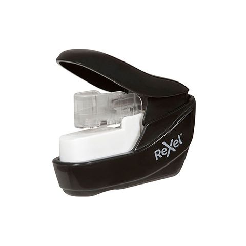 REXEL STAPLELESS STAPLER 4 SHEET BLACK