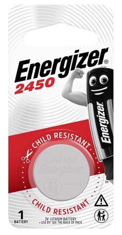 BATTERY ENERGIZER ECR2450  CALCULATOR/GAMES
PK1