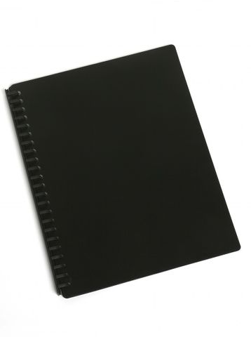 DISPLAY BOOK A4 BLACK 20 PAGES REFILLABLE