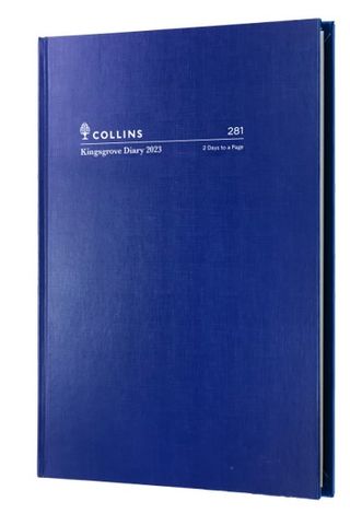 DIARY KINGSGROVE A5 #281 2 DAYS PER PAGE 2023