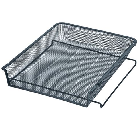 DOCUMENT TRAY I351 MESH BLACK STACKABLE