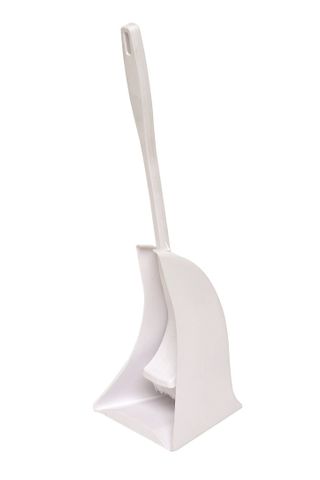 TOILET BRUSH & HOLDER WHITE PLASTIC COMPASS