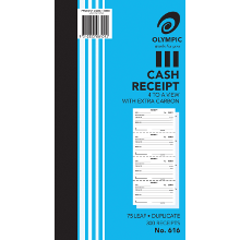 RECEIPT BOOK 616 DUPLICATE 4 AT SIGHT OLYMPIC