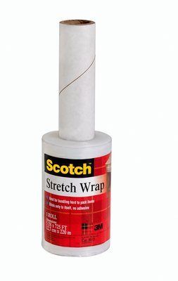 SCOTCH 8033 STRETCH WRAP 12.7CMX220M - IDEAL FOR BUNDLING HARD TO PACK ITEMS
***DISCONTINUED LINE - LIMITED STOCK AVAILABLE***