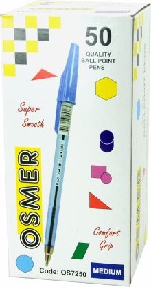 PEN OSMER MEDIUM BLUE BX50   
OS7250