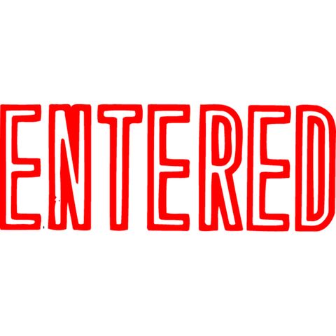 XSTAMPER 1021 ENTERED RED