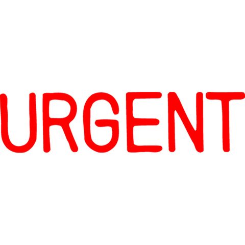 XSTAMPER 1103 URGENT RED