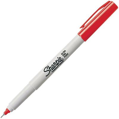 SHARPIE ULTRA FINE MARKER RED