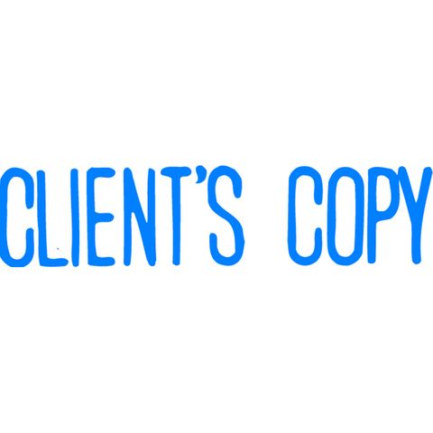XSTAMPER 1138 CLIENTS COPY BLUE