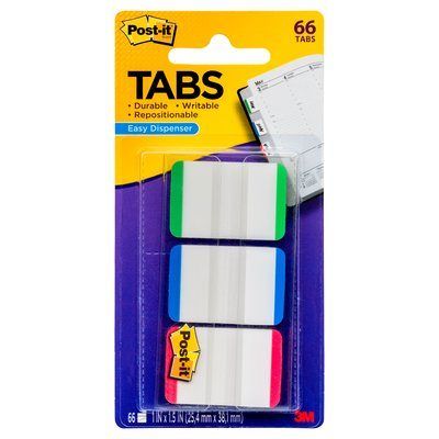 DURABLE INDEX TAB 686L-GBR 25X38MM POST IT