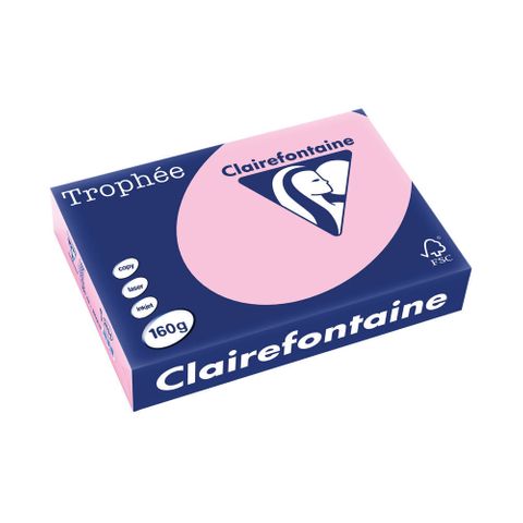 TROPHEE A4 160GSM PAPER PINK PK250