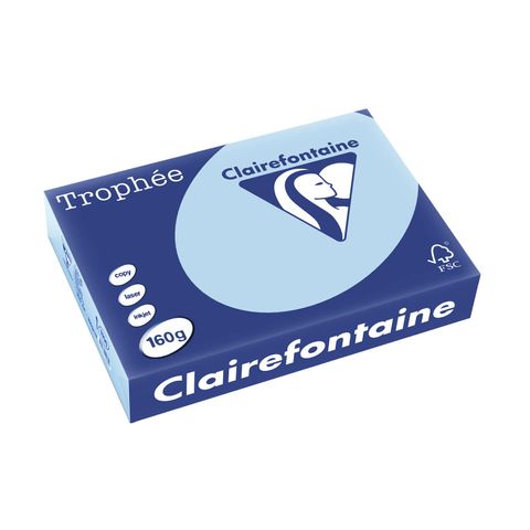 TROPHEE A4 160GSM PAPER SKY BLUE PK250