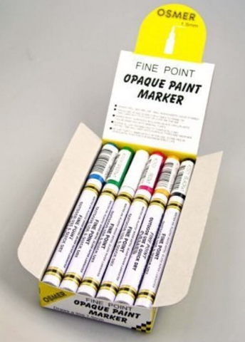 PAINT MARKER WHITE 1.5MM FINE OSMER EACH