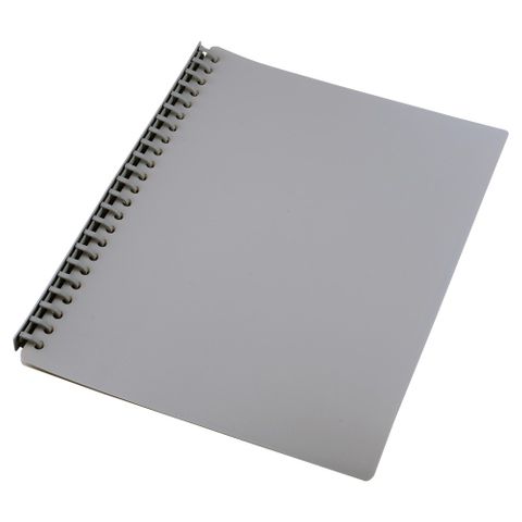 DISPLAY BOOK A4 GREY 20 PAGES REFILLABLE