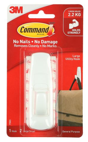 HOOK LARGE COMMAND UTILITY 17003 (HOLDS 2.2KG)
